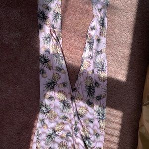 Leggings pineapple pink